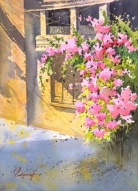 Sadia Arif, 11 x 15 Inch, Watercolor on Paper, Cityscape Painting, AC-SAD-071